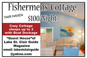 fishermens cottage of lake st. clair guide
