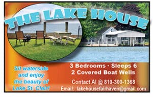 the lake house fair haven rental