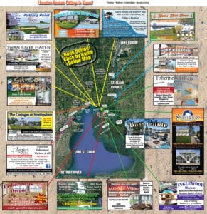 map vacation rentals lake st. clair