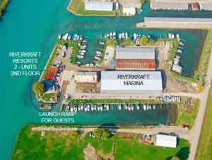 riverkraft marina map of vacation rental resort