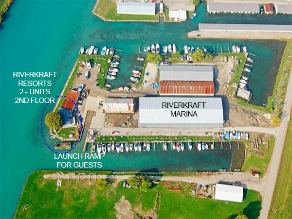 riverkraft marina map of vacation rental resort