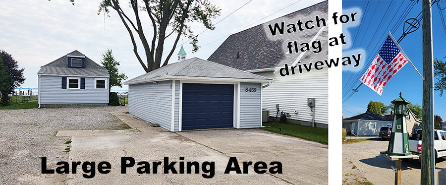 macs lake escape front of house